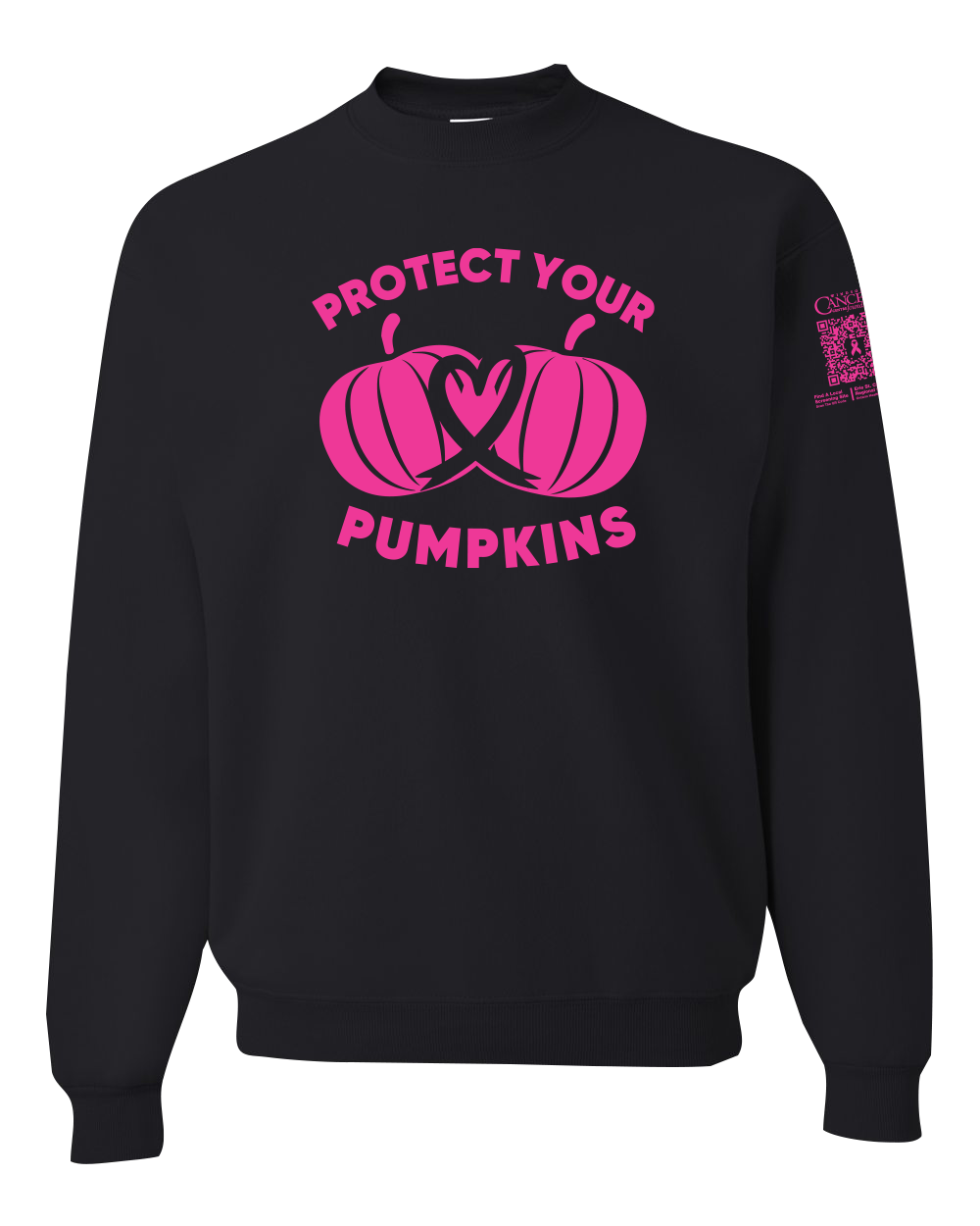 2024 Protect Your Pumpkins Crewneck Sweatshirt, Black