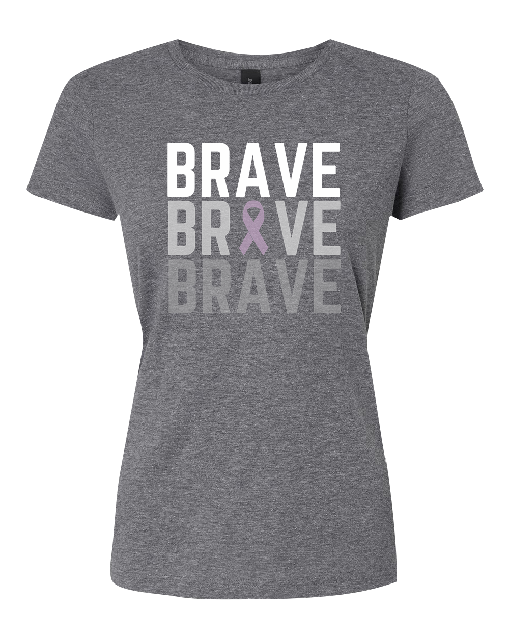 'Brave Brave Brave' Fitted Tee