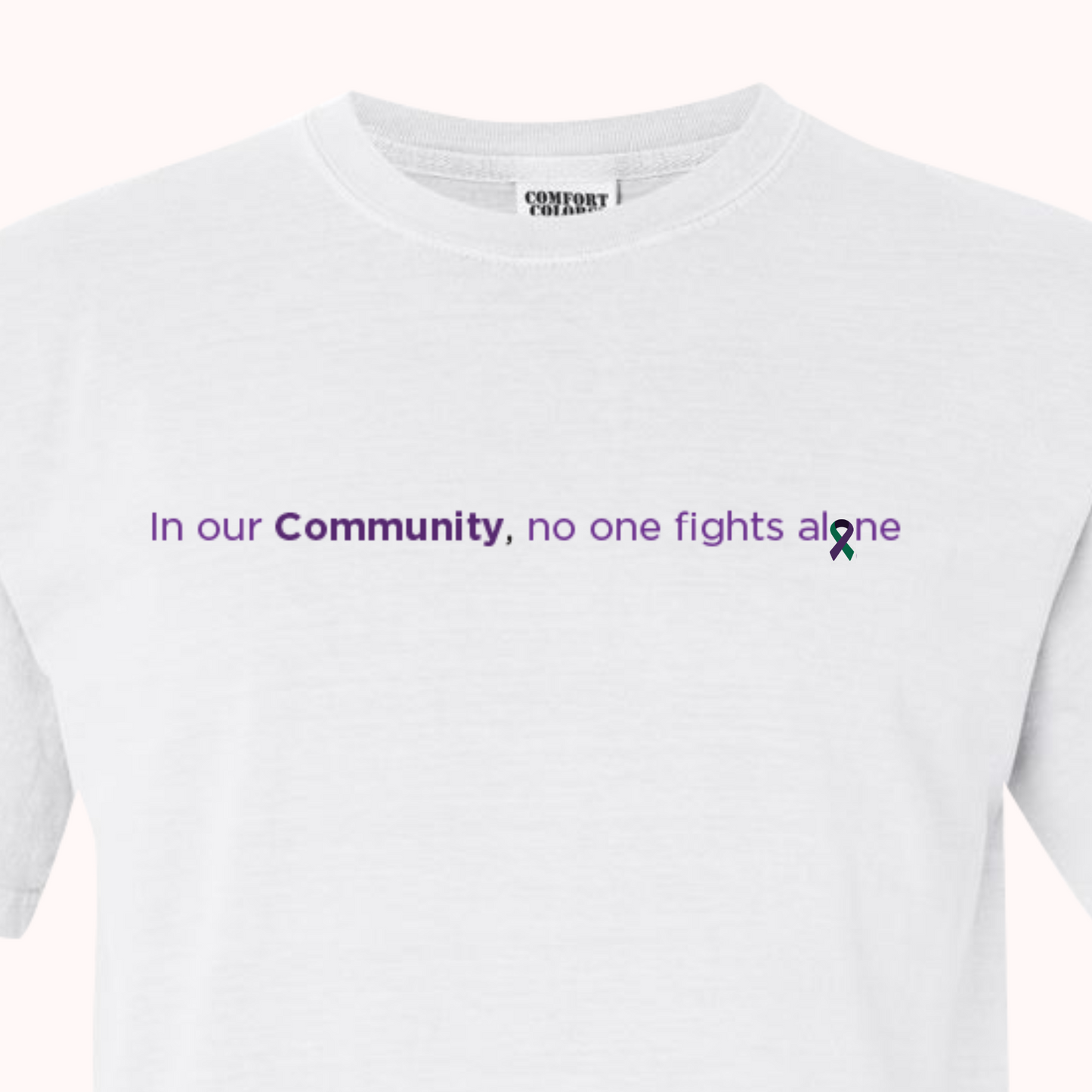 White T-Shirt With Choice Of Ribbon