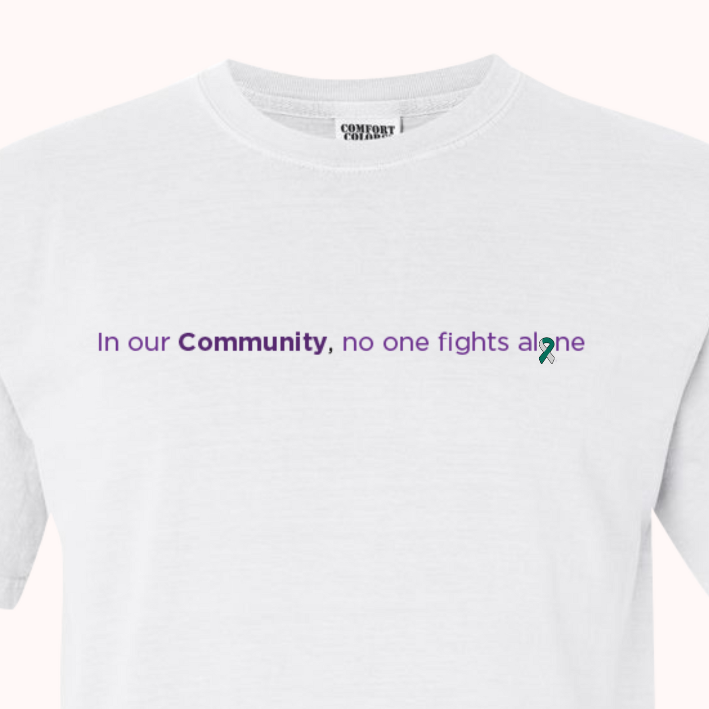 White T-Shirt With Choice Of Ribbon