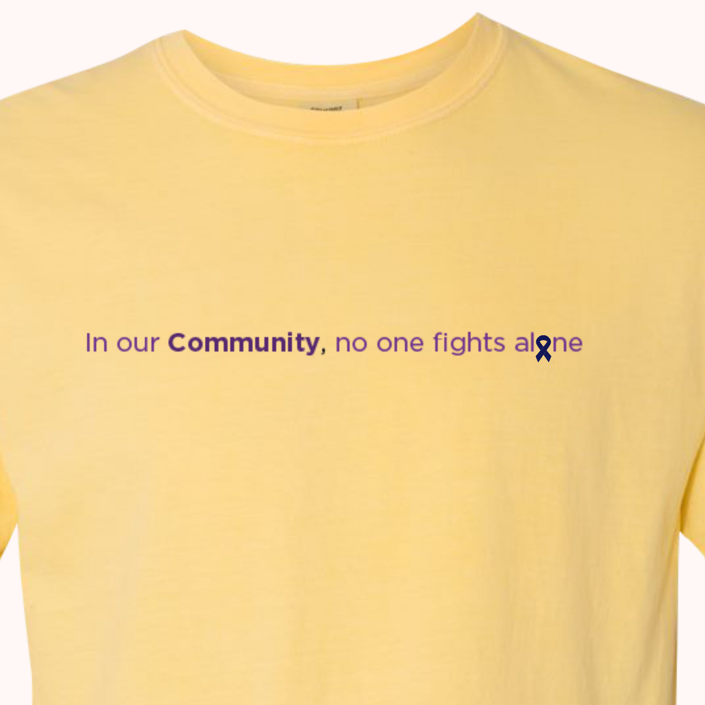 Yellow T-Shirt With Choice Of Ribbon