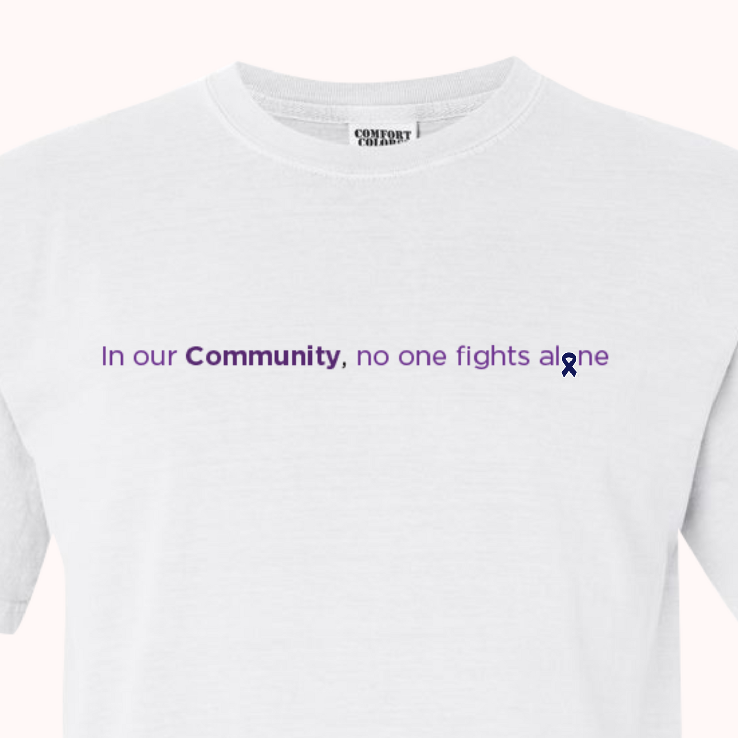 White T-Shirt With Choice Of Ribbon