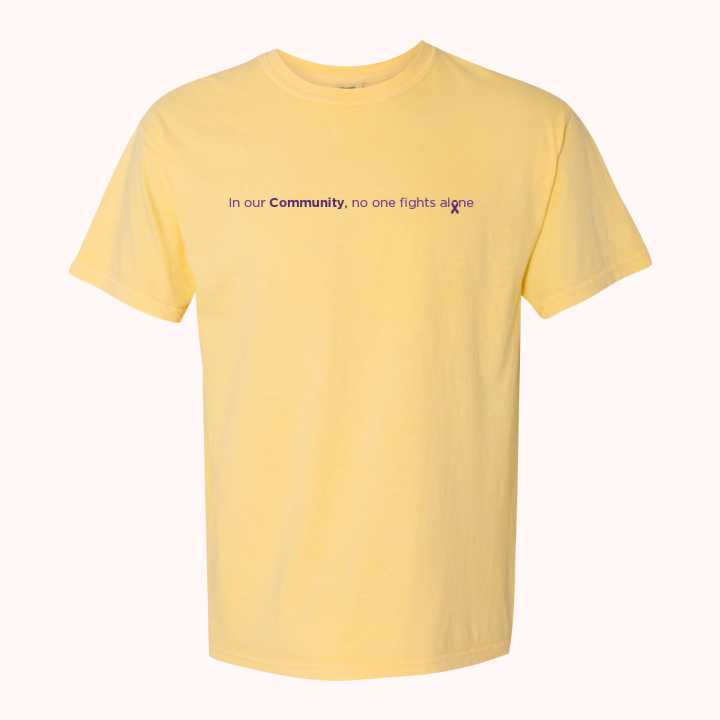 Yellow T-Shirt With Choice Of Ribbon