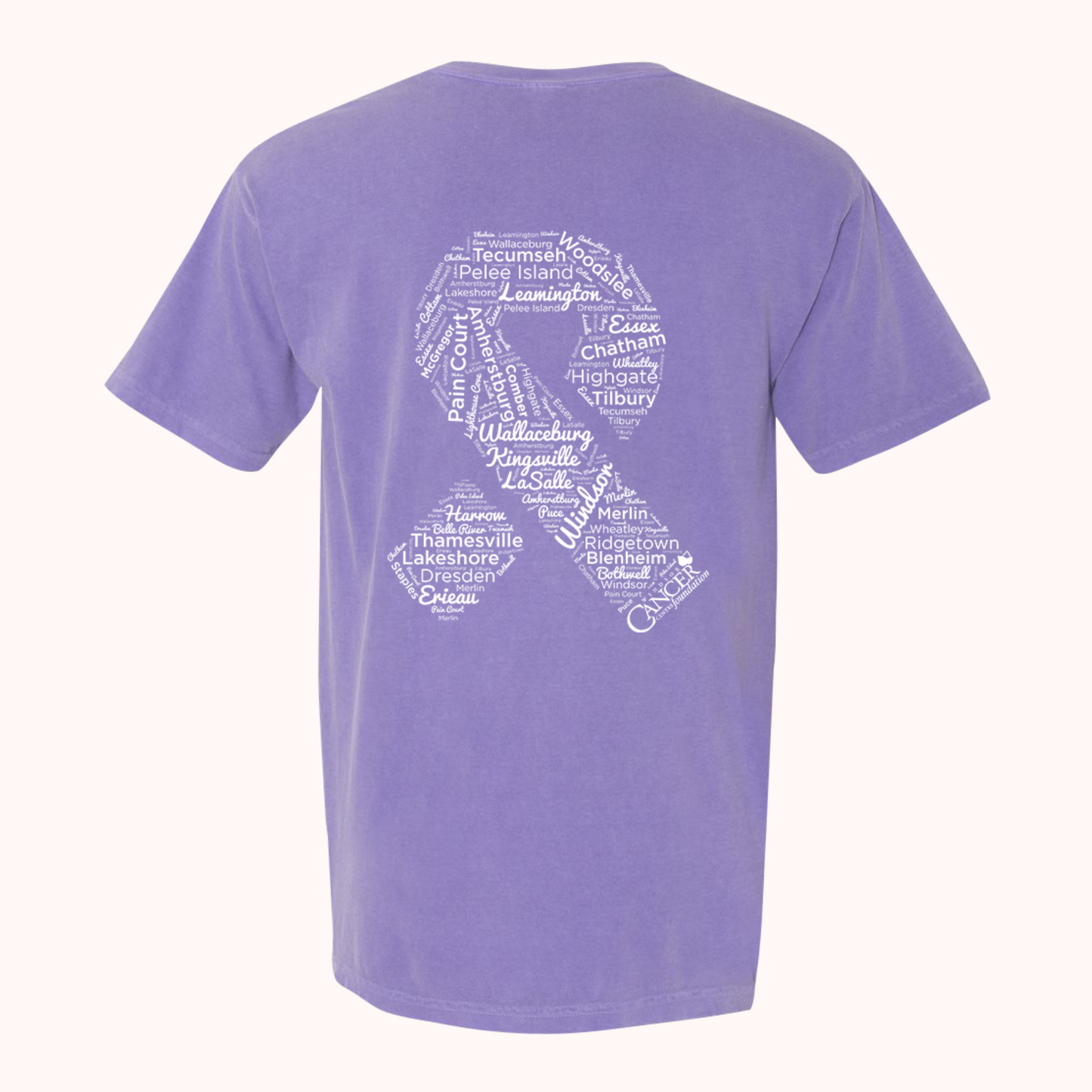 Purple T-Shirt With Choice Of Ribbon