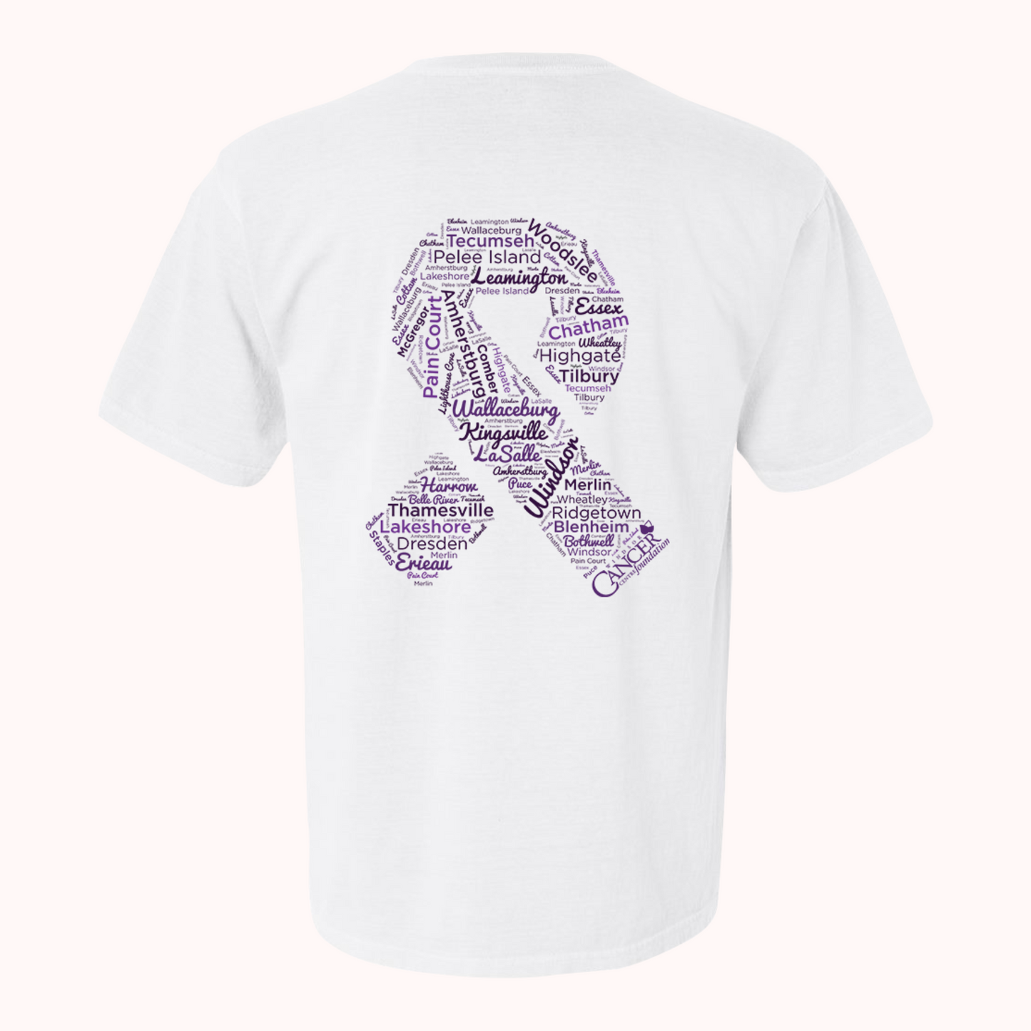 White T-Shirt With Choice Of Ribbon