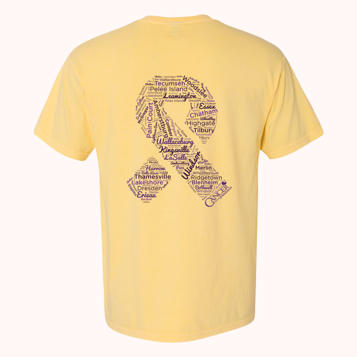 Yellow T-Shirt With Choice Of Ribbon