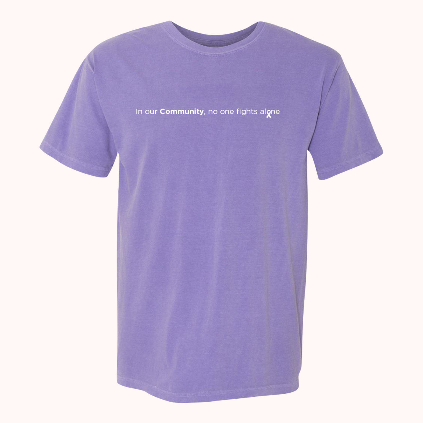 Purple T-Shirt With Choice Of Ribbon