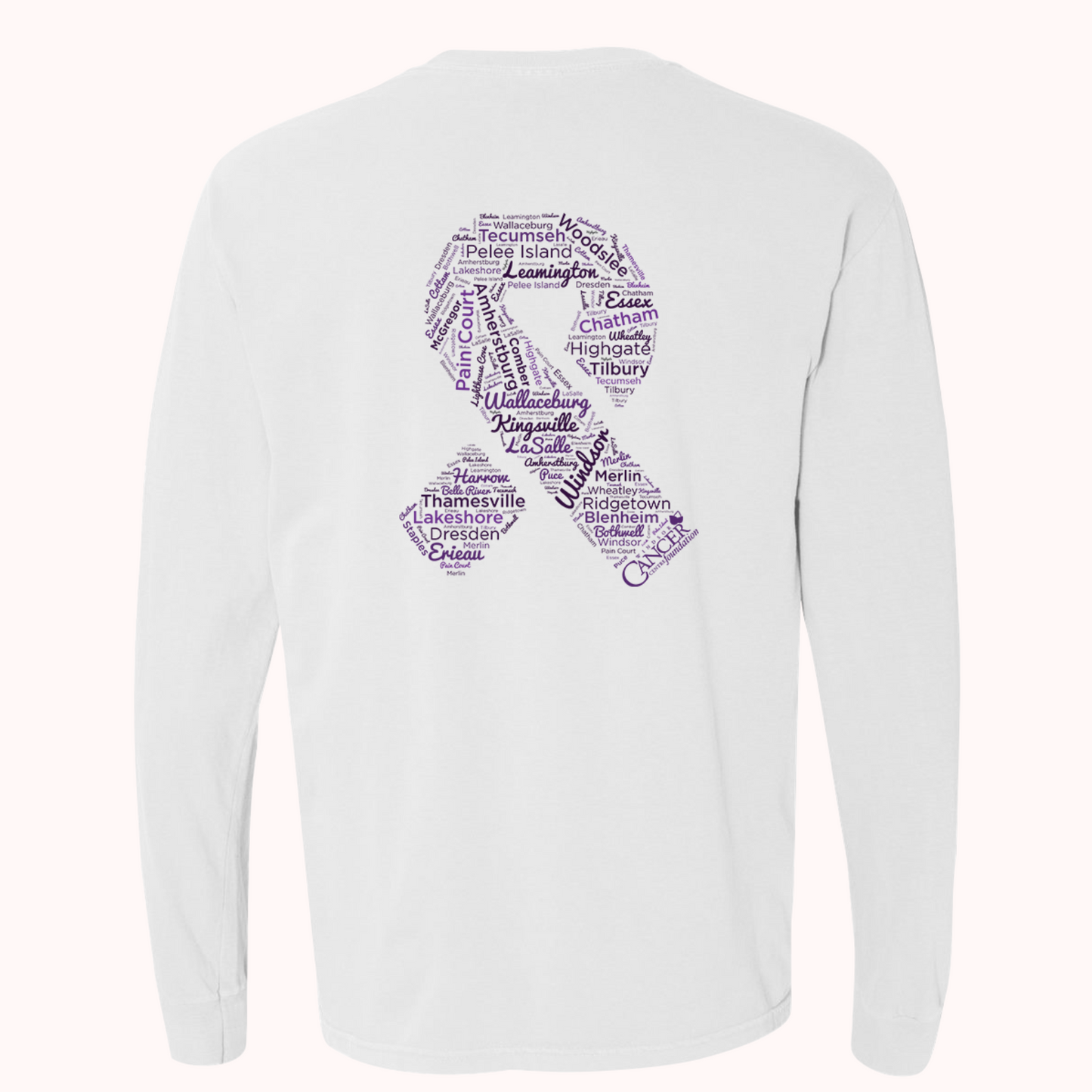 White Long Sleeve With Choice Of Ribbon