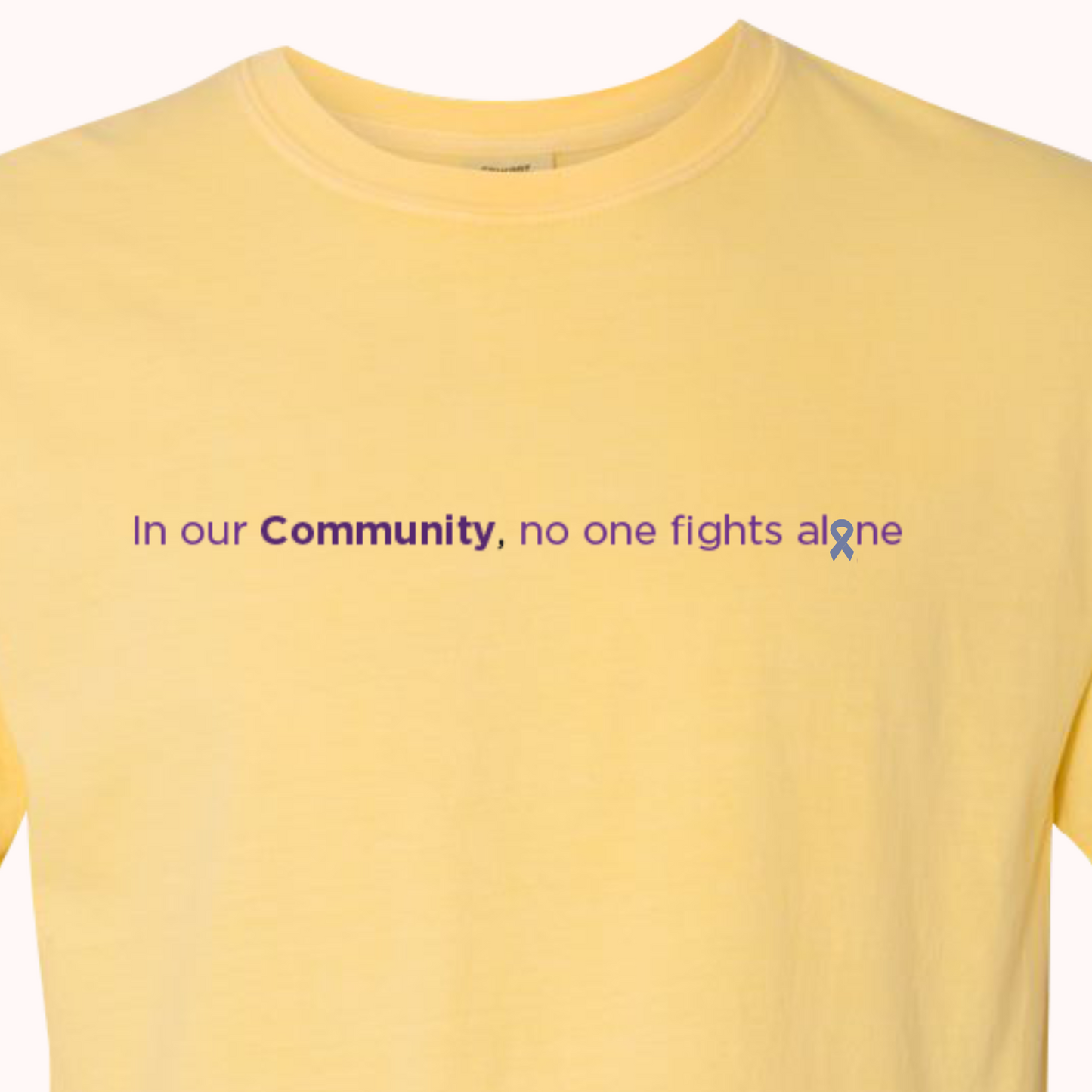 Yellow T-Shirt With Choice Of Ribbon
