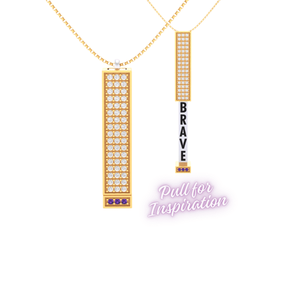 Show Us Your Brave Necklace – Gold