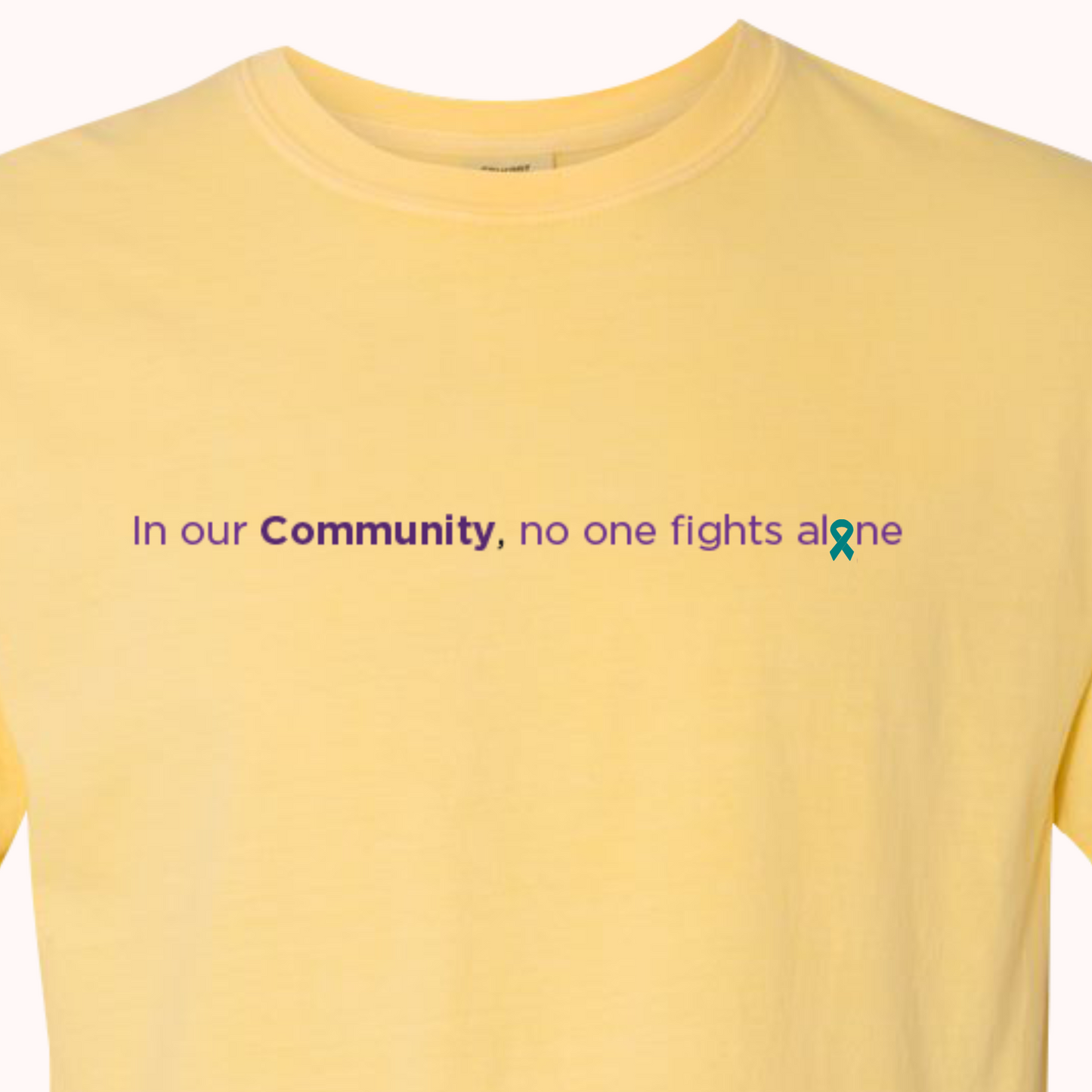 Yellow T-Shirt With Choice Of Ribbon