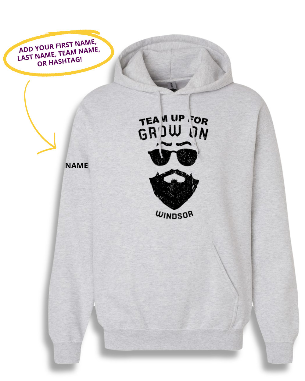 Personalized Grow On Windsor Hoodie