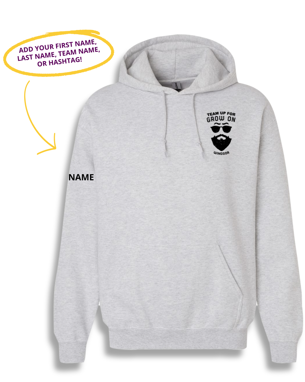 Personalized Grow On Windsor Hoodie
