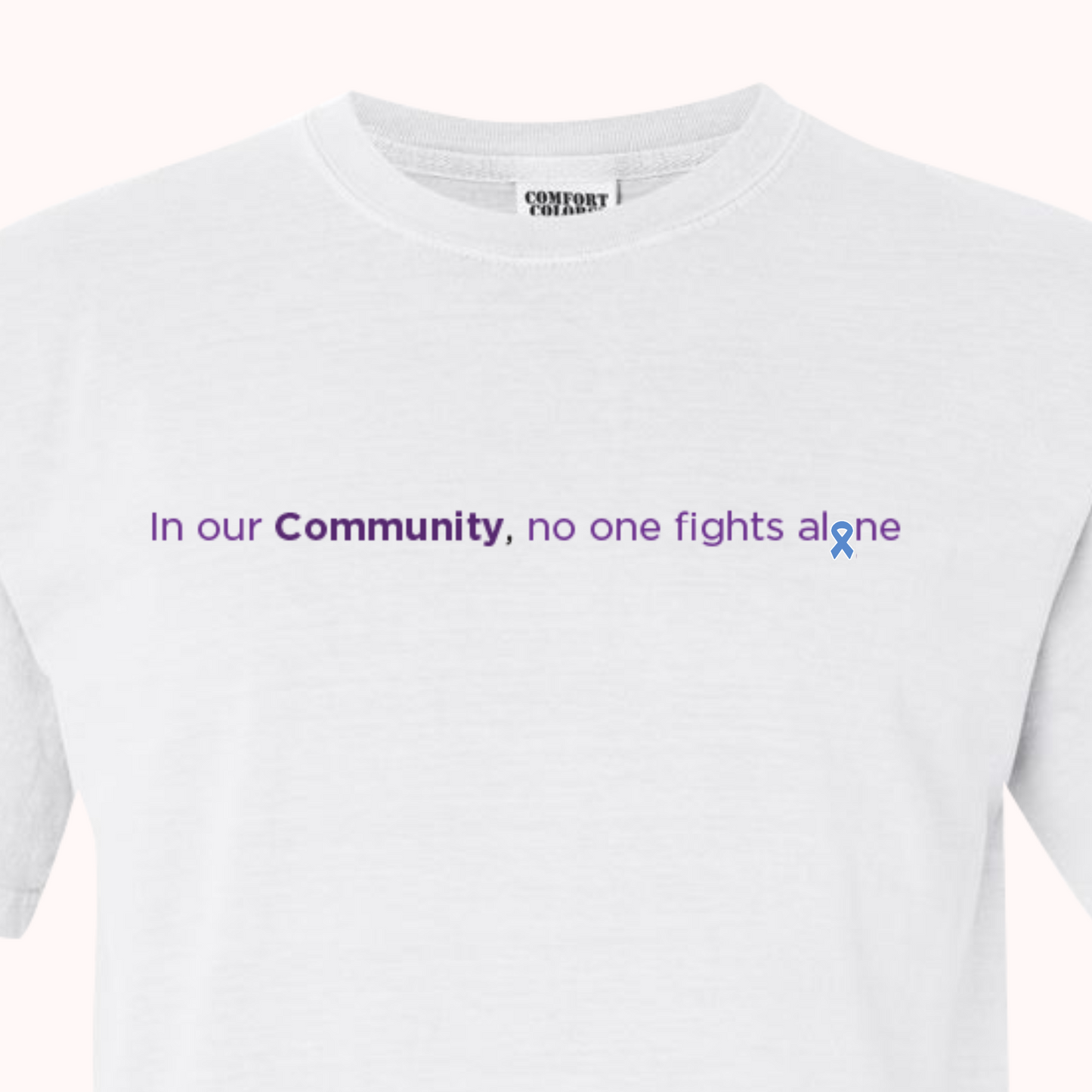 White T-Shirt With Choice Of Ribbon
