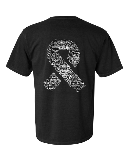 Black Community Collection Relaxed Tee with Choice of Ribbon