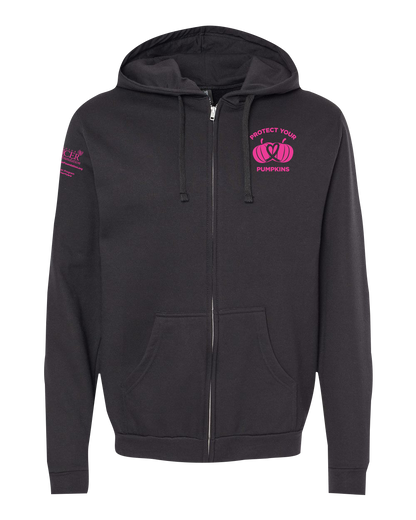 2026 Protect Your Pumpkins, Long-Sleeve, Unisex Zip-Up