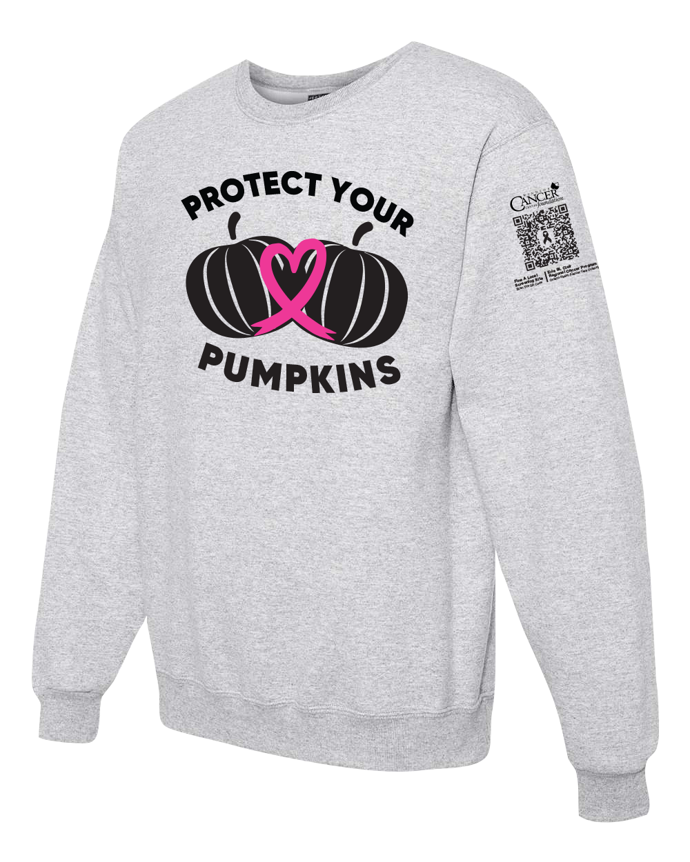 2024 Protect Your Pumpkins Crewneck Sweatshirt, Ash