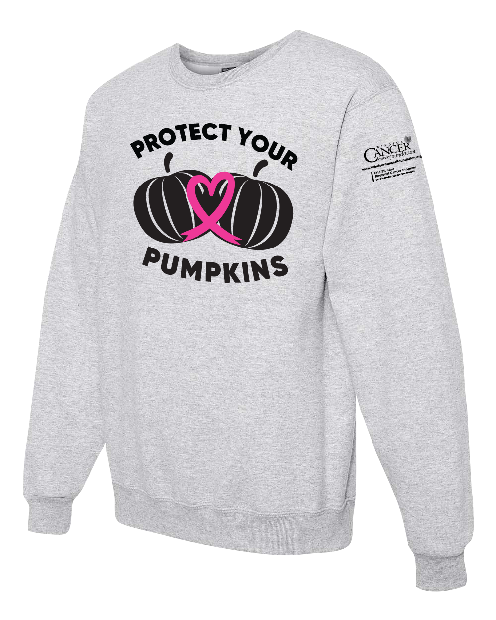 2024 Protect Your Pumpkins Crewneck Sweatshirt, Ash