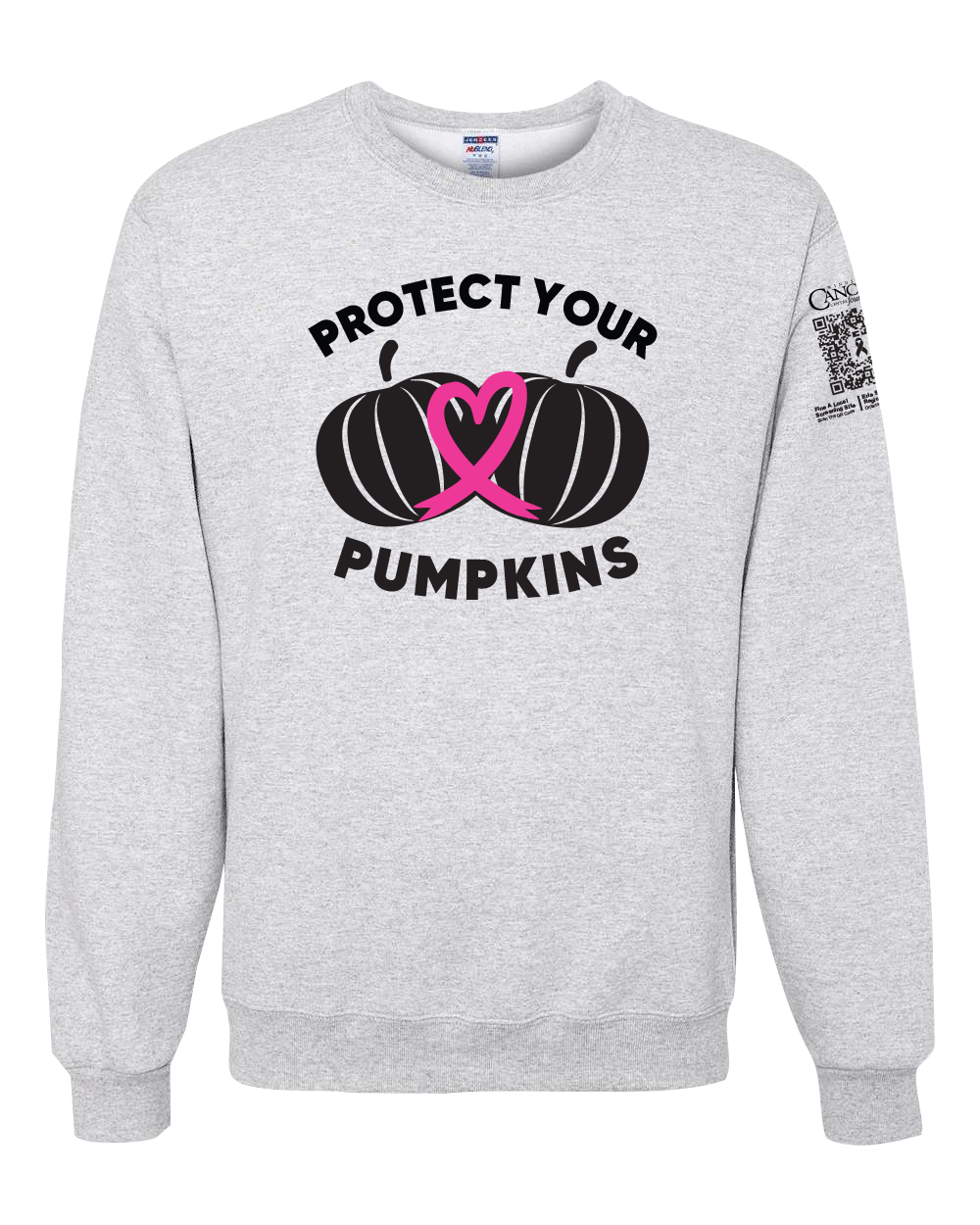 2024 Protect Your Pumpkins Crewneck Sweatshirt, Ash