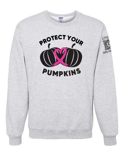 2024 Protect Your Pumpkins Crewneck Sweatshirt, Ash