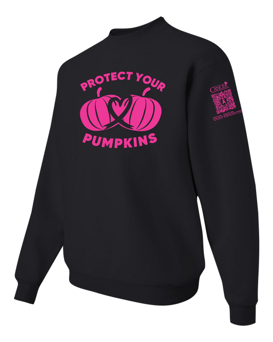 2024 Protect Your Pumpkins Crewneck Sweatshirt, Black