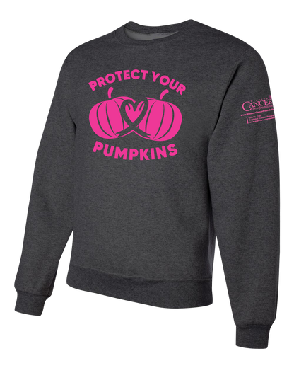 2024 Protect Your Pumpkins Crewneck Sweatshirt, Heather Black