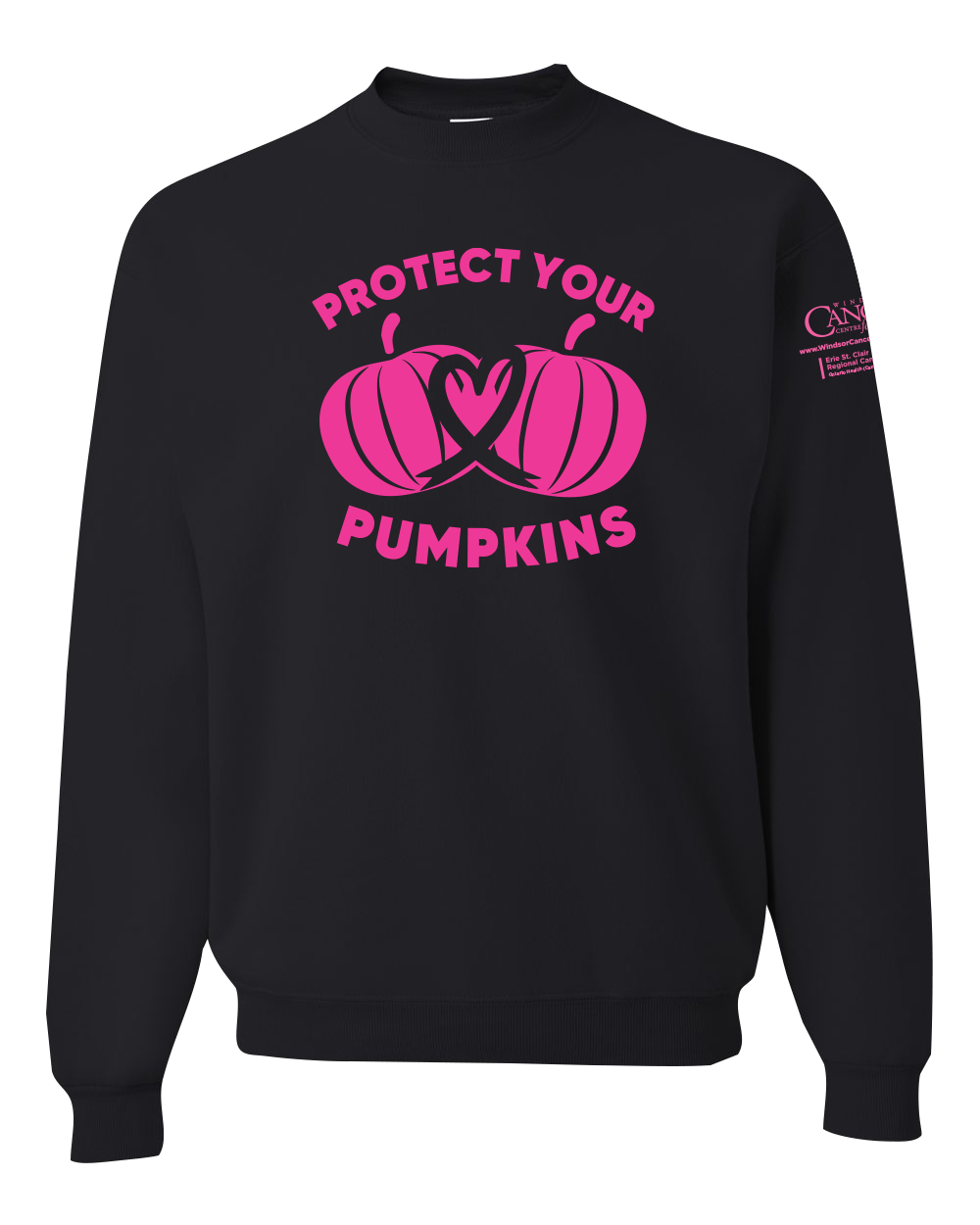 2024 Protect Your Pumpkins Crewneck Sweatshirt, Black
