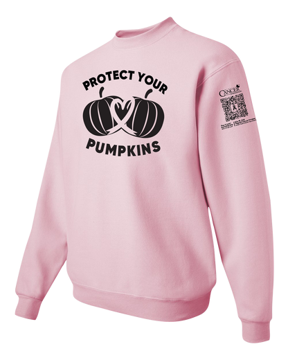 2024 Protect Your Pumpkins Crewneck Sweatshirt, Classic Pink