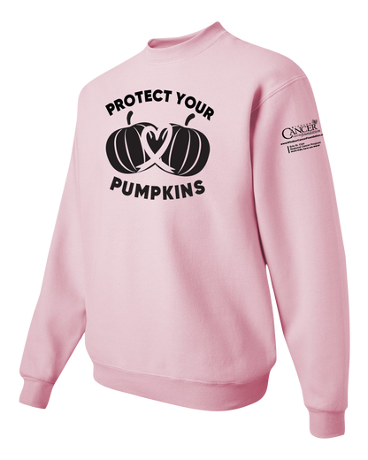 2024 Protect Your Pumpkins Crewneck Sweatshirt, Light Pink