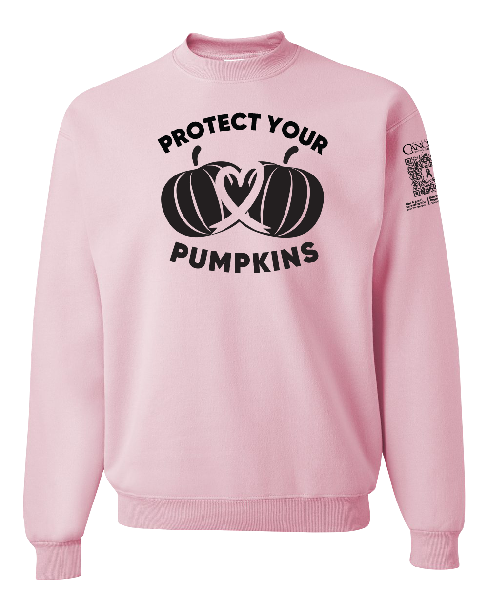 2024 Protect Your Pumpkins Crewneck Sweatshirt, Classic Pink