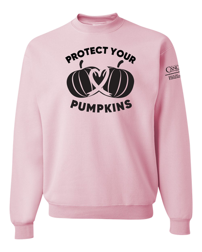 2024 Protect Your Pumpkins Crewneck Sweatshirt, Light Pink