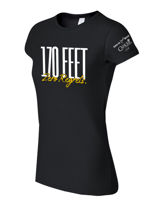 Brave Day 2026 '170 Feet, Zero Regrets' Fitted Tee