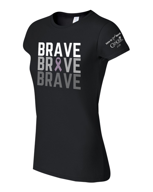Brave Day 2026 'Brave Brave Brave' Fitted Tee