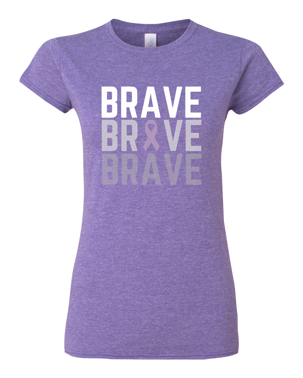 'Brave Brave Brave' Fitted Tee