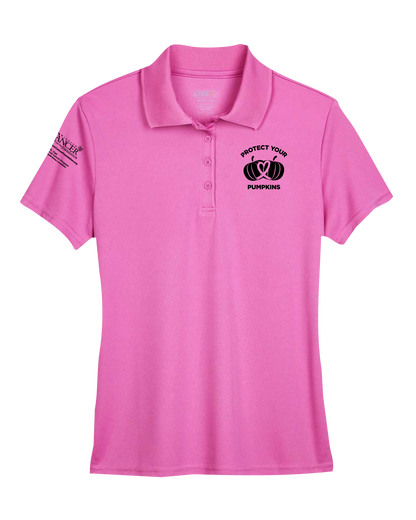 2026 Protect Your Pumpkins, Short-Sleeve, Contoured Polo