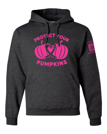 2024 Protect Your Pumpkins Hoodie, Unisex Fit, Heather Black