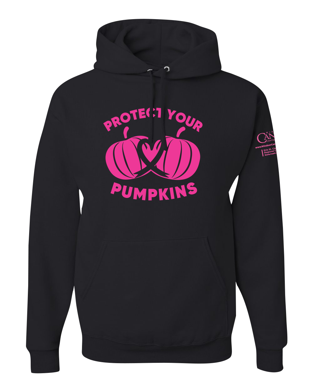 2024 Protect Your Pumpkins Hoodie, Unisex Fit, Black