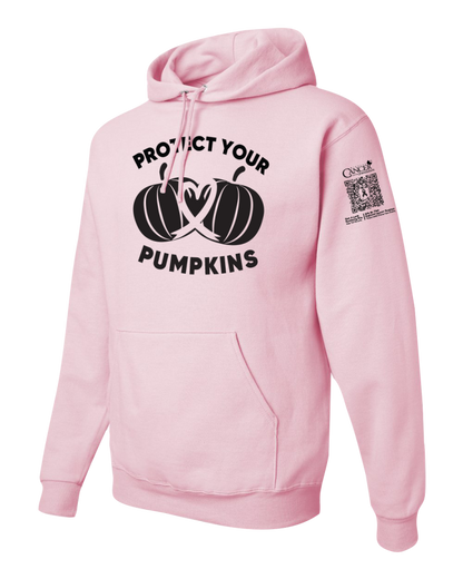 2024 Protect Your Pumpkins Hoodie, Unisex Fit, Pale Pink