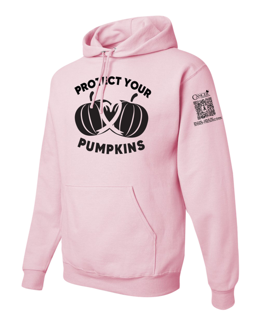 2024 Protect Your Pumpkins Hoodie, Unisex Fit, Pale Pink