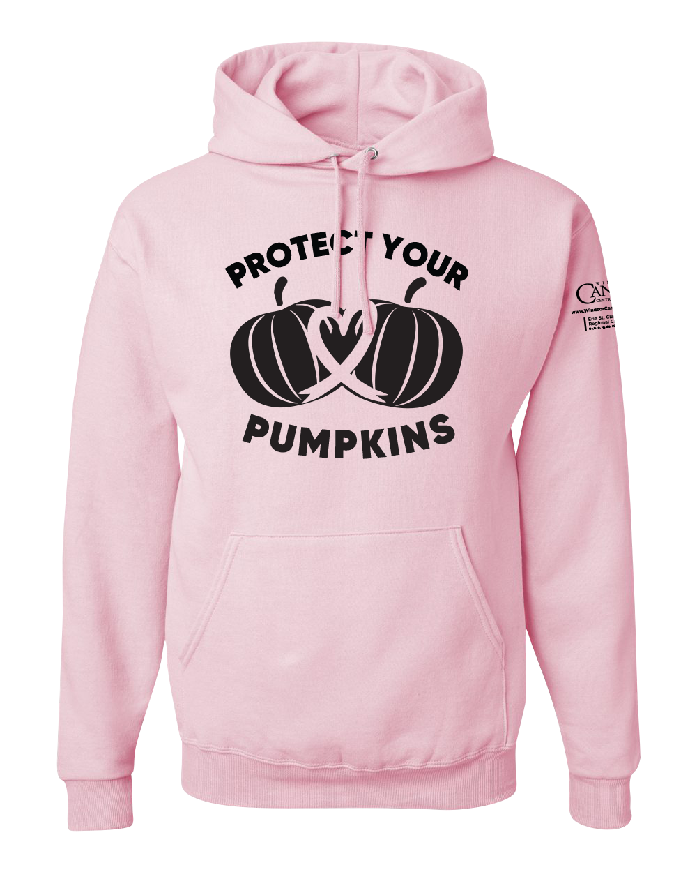 2024 Protect Your Pumpkins Hoodie, Unisex Fit, Light Pink