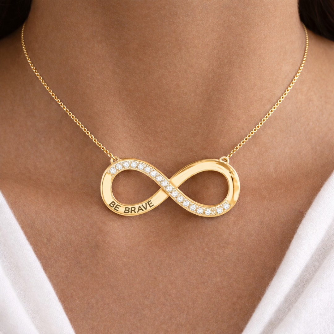 Be Brave Necklace – Gold