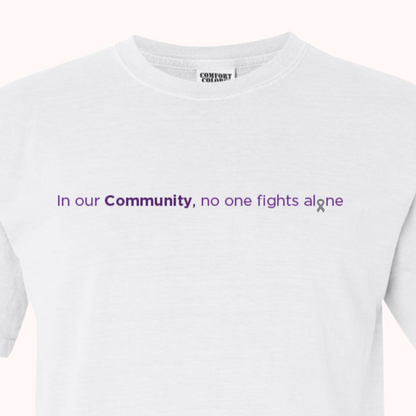 White T-Shirt With Choice Of Ribbon