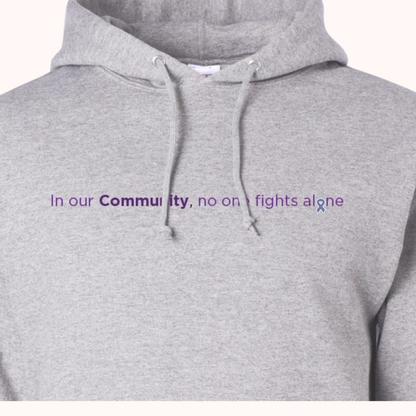 Light Grey Hoodie With Choice Of Ribbon