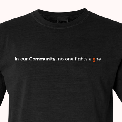 Black T-Shirt With Choice Of Ribbon
