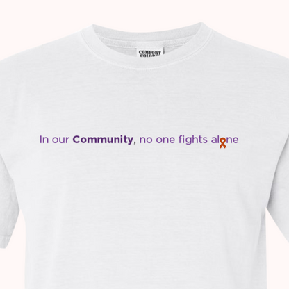 White T-Shirt With Choice Of Ribbon