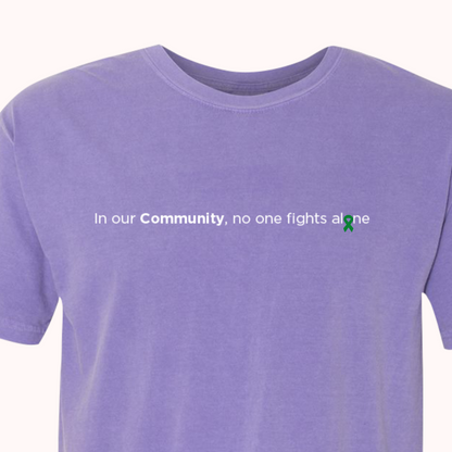 Purple T-Shirt With Choice Of Ribbon