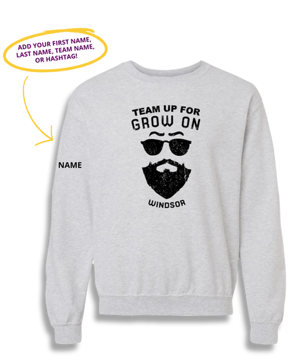 Personalized Grow On Windsor Crewneck Sweatshirt