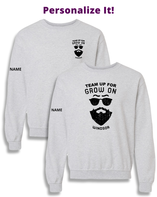 Personalized Grow On Windsor Crewneck Sweatshirt