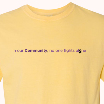 Yellow T-Shirt With Choice Of Ribbon