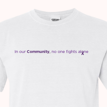 White T-Shirt With Choice Of Ribbon